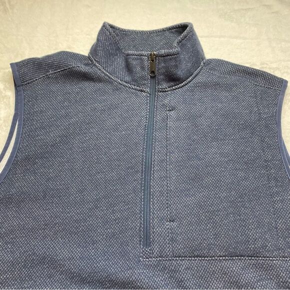 Duluth Trading Company Blue Threshold Fleece Vest Size Large - Picture 5 of 12